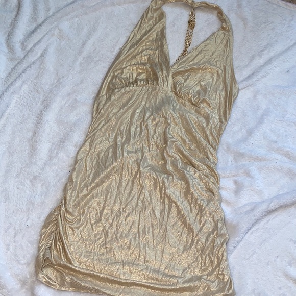 Tops - Y2K sleeveless chain halter top